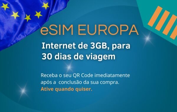 eSIM Europa Internet de 3GB