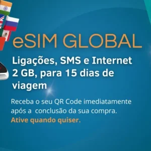 eSIM Global Ligações, SMS e Internet 2 GB