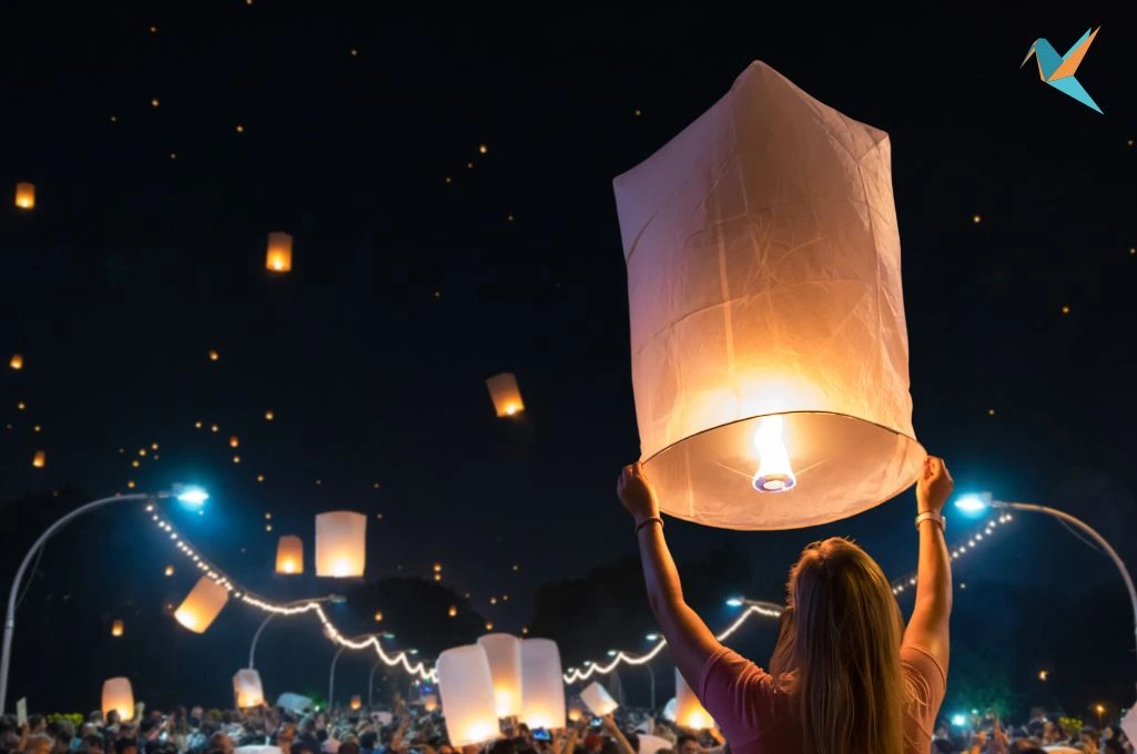 Quando acontece o Festival das lanternas na Tailândia